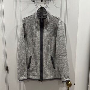 Lululemon Athletica Heathered Gray Zip-Up Jacket